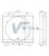 RADIATEUR EAU KUBOTA V2203