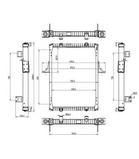 RADIATEUR EAU RENAULT RVI 5010315646