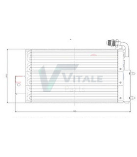  Radiateur moteur SCANIA Série P 95-04 