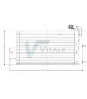  Radiateur moteur SCANIA Série P 95-04 