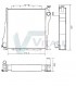 RADIATORE ACQUA PER CATERPILLAR TH62 / 63 / 82 / 83 10252041 1429637 1744429 142-9637