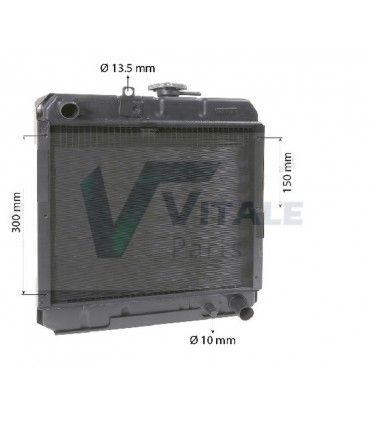 RADIATOR FOR TRACTOR  DEUTZ AGROKID 210 220 230 35 45 55  00138736420-001895094 DZ138736