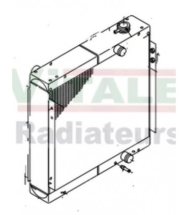 RADIATORE DOPPIO RAFFREDDATORE OLIO PER TAKEUCHI 1911300220 1911300220H