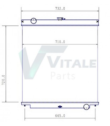 RADIATEUR EAU CASE CX 160