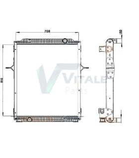 RADIATEUR EAU RENAULT RVI SERIE D