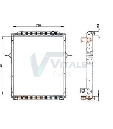RADIATEUR EAU RENAULT RVI SERIE D