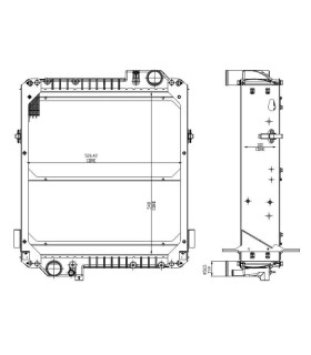 RADIATOR  MASSEY FERGUSON 6455