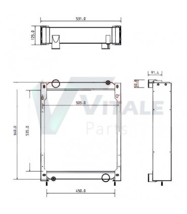 RADIATEUR EAU  FENDT VARIO 312
