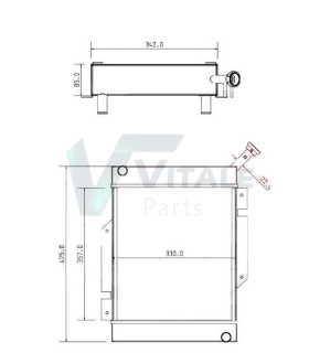  Radiateur eau pour VOLVO Fm 10