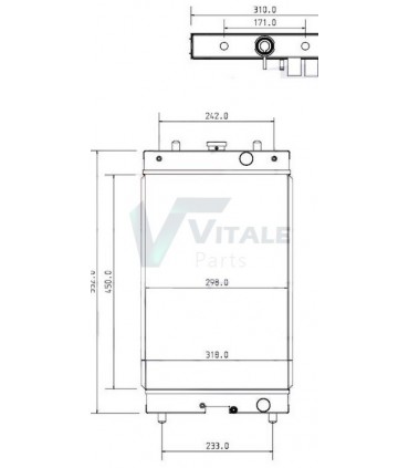 RADIATOR YANMAR VIO25
