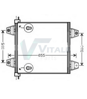 CONDENSER CLIMATISATION DAF  VITALE DA818986   1629115