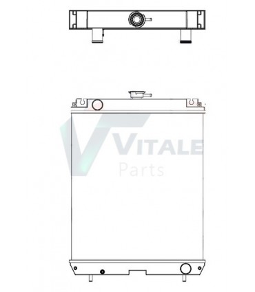 RADIATOR KUBOTA KX161-3A