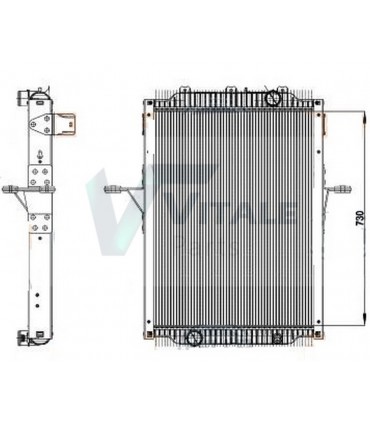 RADIATEUR RENAULT TRUCKS VOLVO  7421675258 21675278
