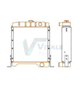 Radiatore ad acqua Fermec 526-528