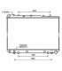  Radiateur moteur SCANIA Série P 95-04 