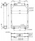 RADIATOR FIAT AGRI NEW HOLLAND WINNER F 115 120 130 DT NH730854
