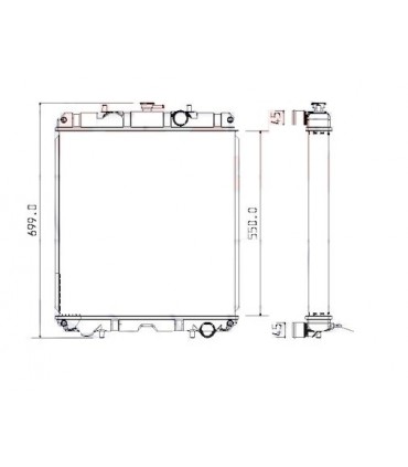 RADIATEUR EAU  ATLAS COPCO 129940-44500  12994044500