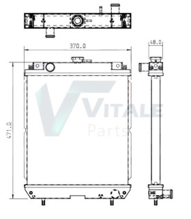 RADIATEUR KUBOTA -RC41142300