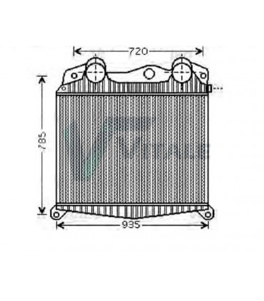 Radiateur moteur SCANIA Série P 95-04 