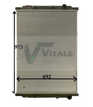 RADIATORE ACQUA PER RENAULT TRUCK RVI KERAX II 7485020214