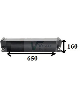  Radiateur eau pour SCANIA Série P 95-04 