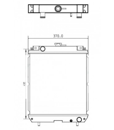 Radiatore acqua Volvo BM EC18