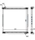  Radiateur eau pour SCANIA Serie R 
