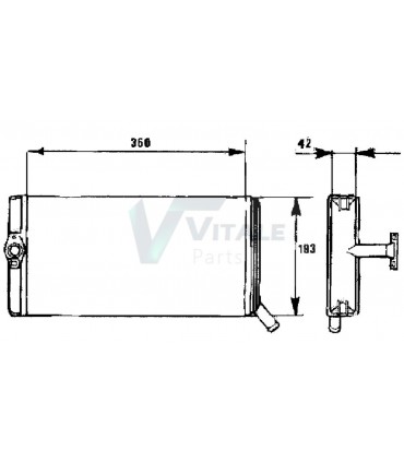 RADIATEUR CHAUFFAGE RENAULT TRUCKS RVI C