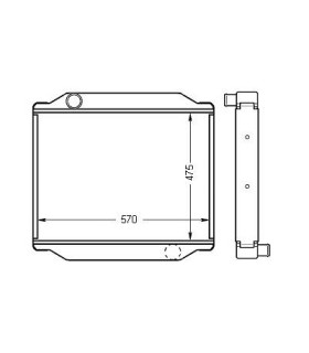 RADIATEUR EAU JCB 30/912000  30912000