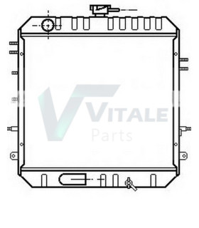 RADIATOR MITSUBISHI CANTER MC111743