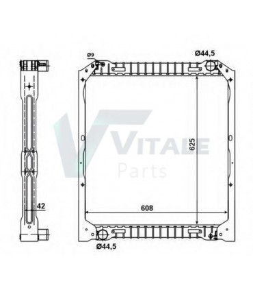 RADIATOR  IVECO IV425703