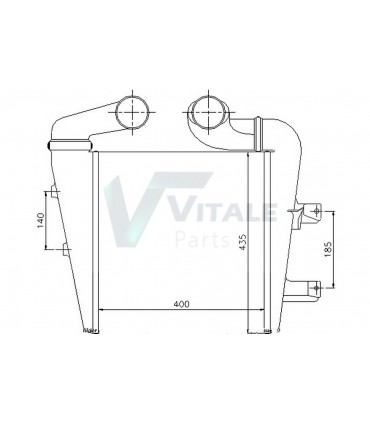 RADIATEUR EAU VARIO FENDT VARIO  712-714-716-716V2   718202050101 H718202050100