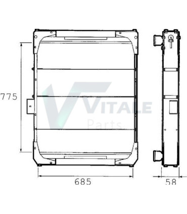 RADIATOR RENAULT RVI RVI730529