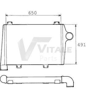 INTERCOOLER RENAULT RVI 	RVI816687