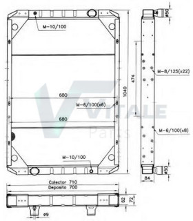RADIATEUR EAU RENAULT RVI RVI730734