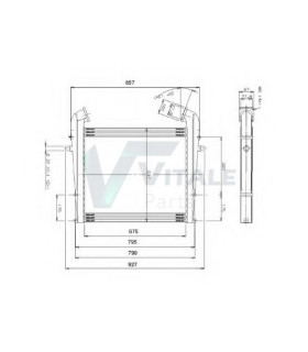 RADIATEUR AIR INTERCOOLER SCANIA SC91201