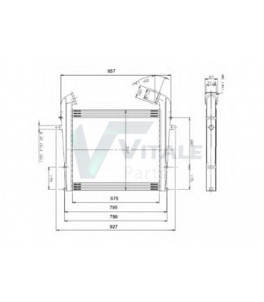RADIATEUR AIR INTERCOOLER SCANIA SC91201