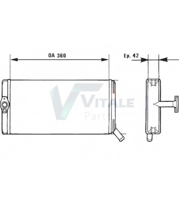 RADIATEUR CHAUFFAGE RENAULT RVI RVI812026