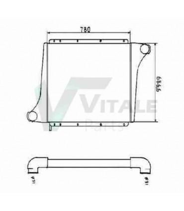 Radiateur moteur pour PEUGEOT 204