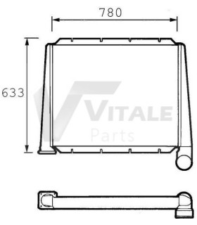 RADIATEUR INTERCOOLER RENAULT RVI 260-280-290-300-320-330