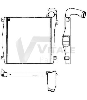 RADIATEUR AIR INTERCOOLER  MERCEDES SK  6555010201 ME96938