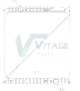  Radiateur moteur MERCEDES Actros 96