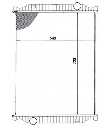 RADIATOR  RENAULT MIDLUM 180 270 250