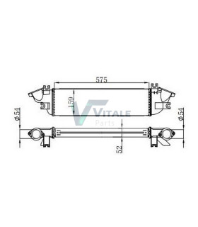 RADIATEUR EAU MITSUBISHI 1530A161  MI530161