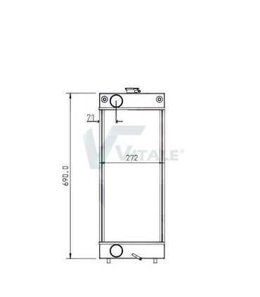 RADIATOR EAU BOBCAT E90