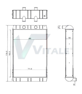 RADIATEUR EAU VOLVO A35 A40 VO192942