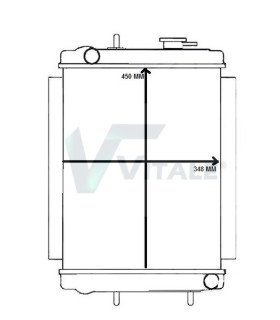  Radiateur moteur SCANIA Série P 95-04 