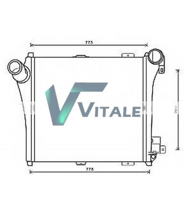 Radiateur moteur pour PEUGEOT 204