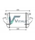 RADIATORI PER  RENAULT  MAXITY 2L5  3L 14461MA70A 14461MA71A 14461MA72A 7485116197 5001873638 RVI873638