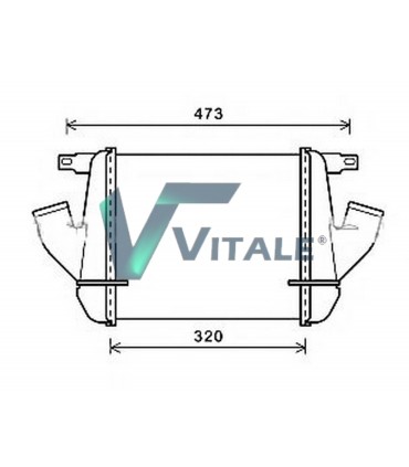 RADIATORI PER  RENAULT  MAXITY 2L5  3L 14461MA70A 14461MA71A 14461MA72A 7485116197 5001873638 RVI873638